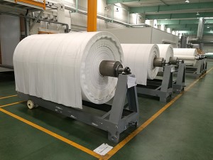 Large volume package outside the machine