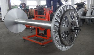 air jet weaving shaft